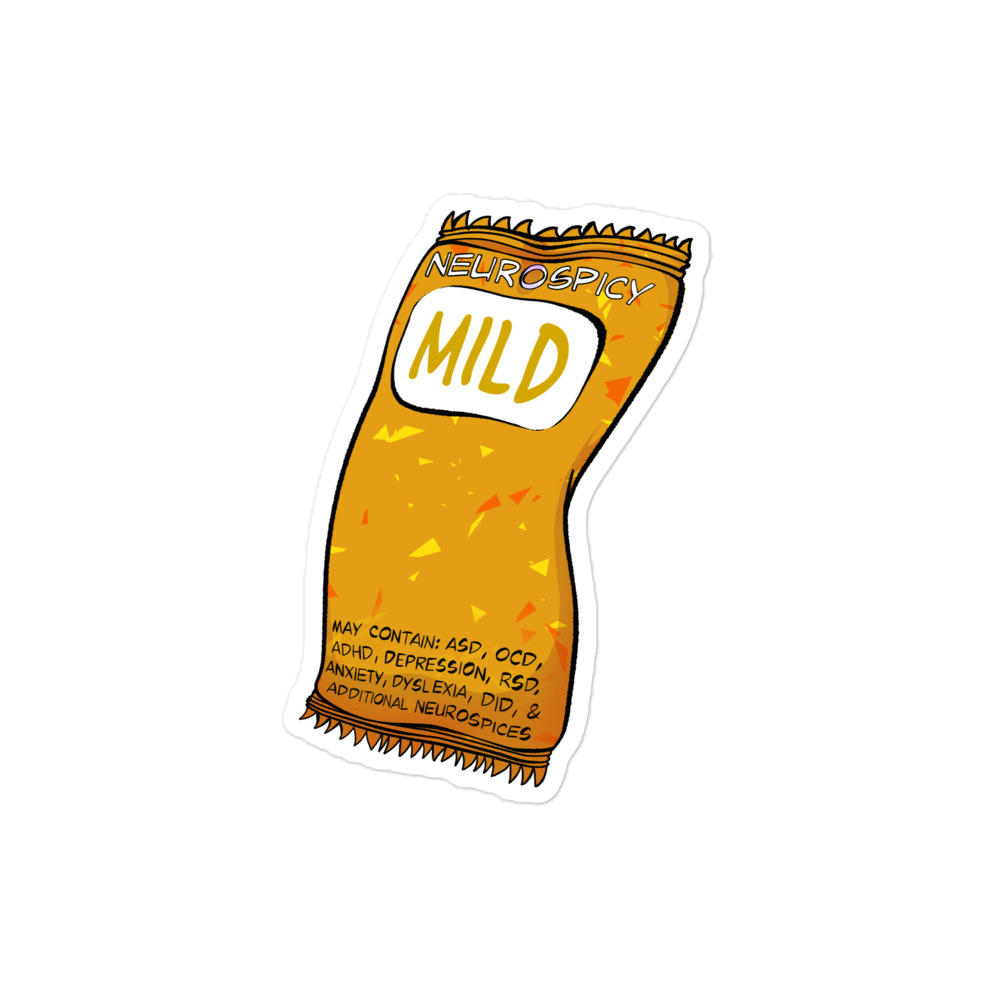 Neurospicy Mild Sticker - Image 2