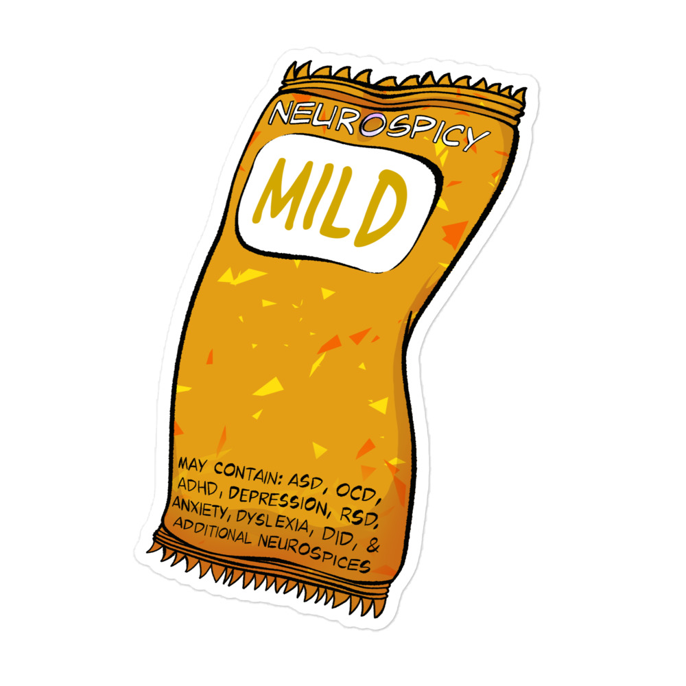Neurospicy Mild Sticker - Image 3